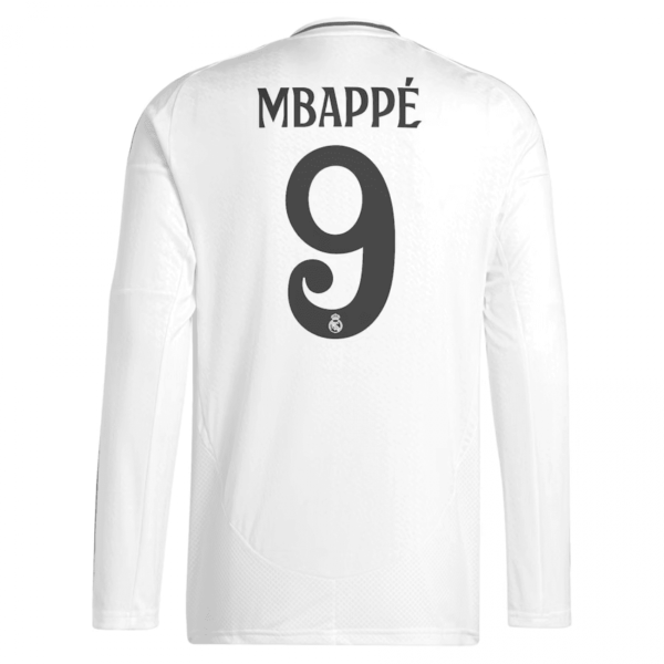 [Long Sleeve] Real Madrid 2024/25 Home Shirt - Image 2